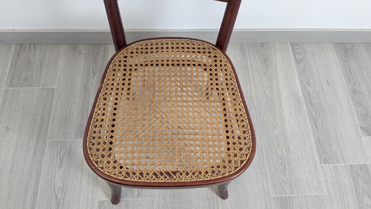 Chaise de nourrice Thonet en bois courbé, fin XIXe – début XXe siècle-photo-2