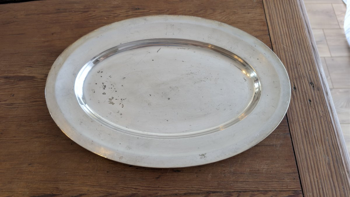 Set Of Three Christofle Silver-plated Dishes – French Silversmith-photo-3