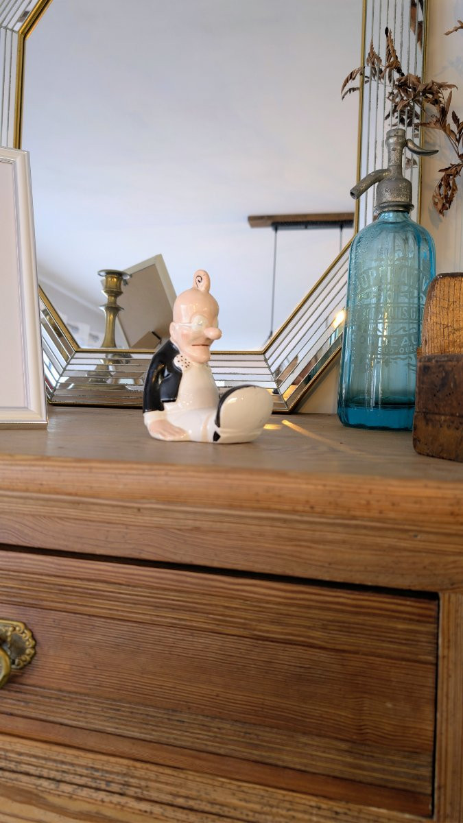 Tirelire en faïence Sarreguemines représentant le Professeur Nimbus-photo-6