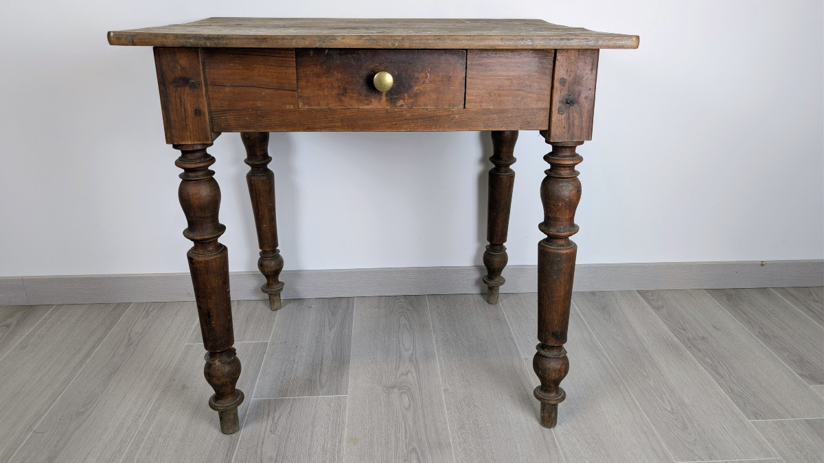 Table à écrire Napoléon III en bois, travail du XIXe siècle