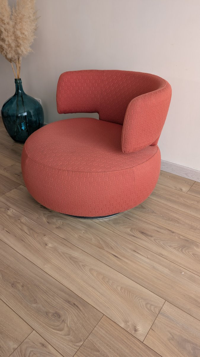 Curl Armchair By Roche Bobois, Designed By Roberto Tapinassi And Maurizio Manzoni X Sonia Rykiel Maison-photo-4