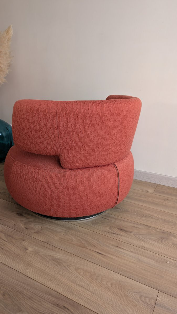 Curl Armchair By Roche Bobois, Designed By Roberto Tapinassi And Maurizio Manzoni X Sonia Rykiel Maison-photo-4