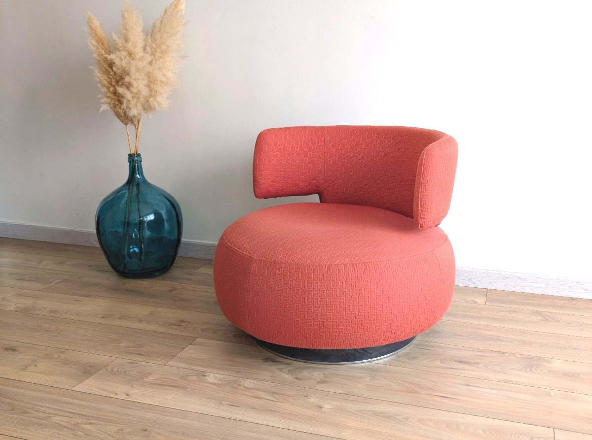 Curl Armchair By Roche Bobois, Designed By Roberto Tapinassi And Maurizio Manzoni X Sonia Rykiel Maison
