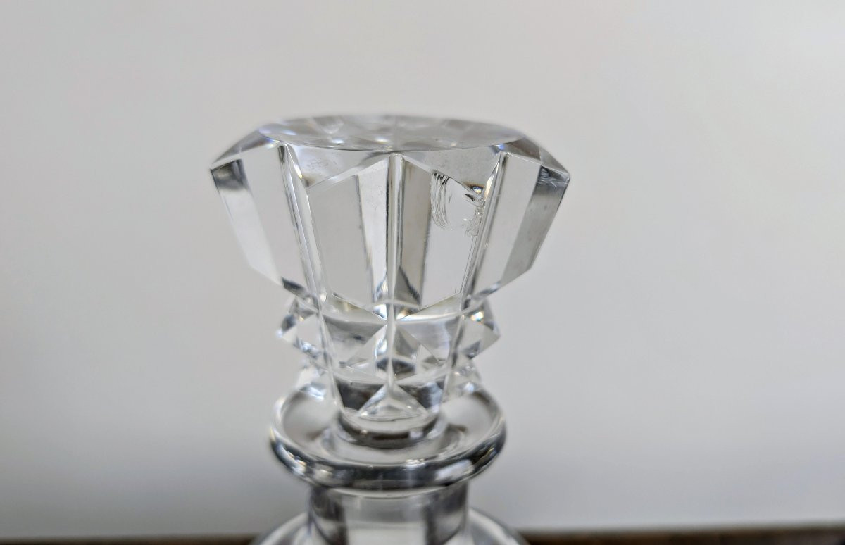 7-piece Baccarat Crystal Digestif Service, French Work-photo-5