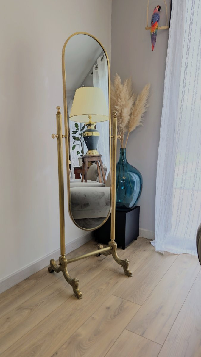 Psyche In Gilded Brass, Neoclassical Style-photo-7