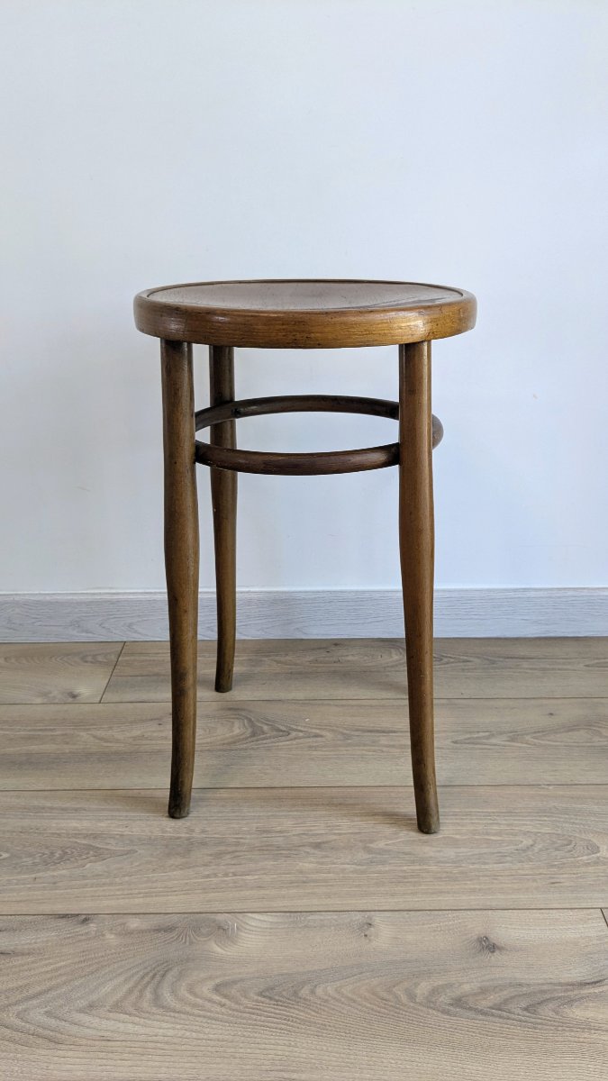 Tabouret en bois courbé par Jacob & Josef Kohn, Vienne – vers 1900-photo-2