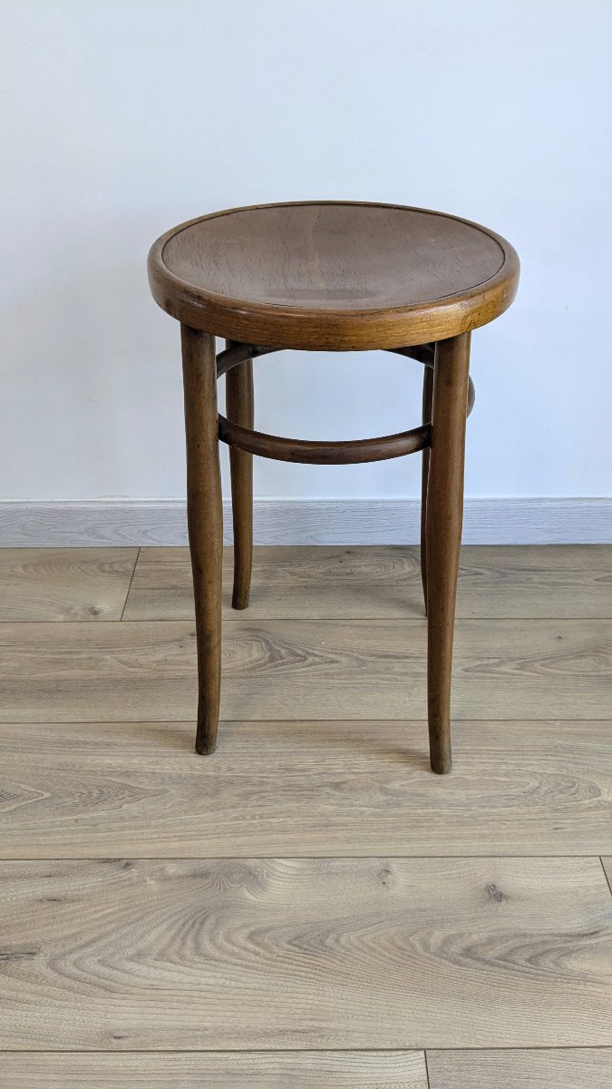 Tabouret en bois courbé par Jacob & Josef Kohn, Vienne – vers 1900-photo-2