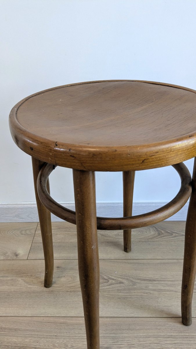 Tabouret en bois courbé par Jacob & Josef Kohn, Vienne – vers 1900-photo-7