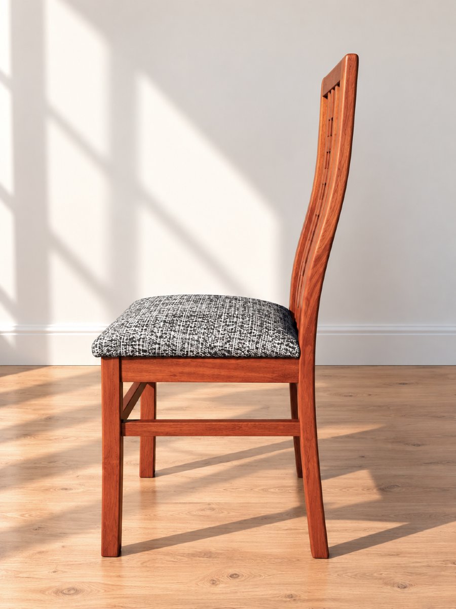 Set de 8 chaises en teck vintage, style Mackintosh - Années 70-photo-6