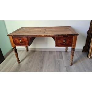 Nineteenth Century Solid Oak Desk