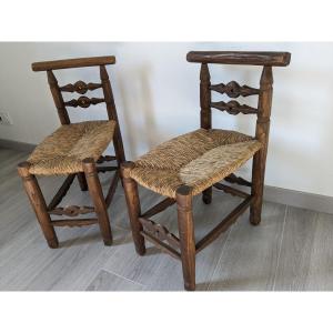 Pair Of Charentaise Fireplace Chairs