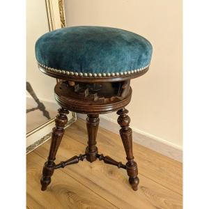 Tabouret De Piano Réglable Napoléon III