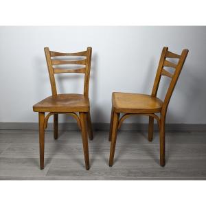 Pair Of Baumann Bistro Chairs