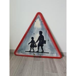 Old “school” Traffic Sign