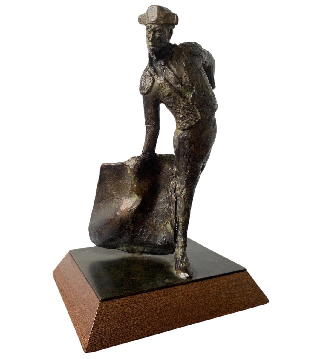 Olivier Chalmin Bullfighter Bronze Sculpture