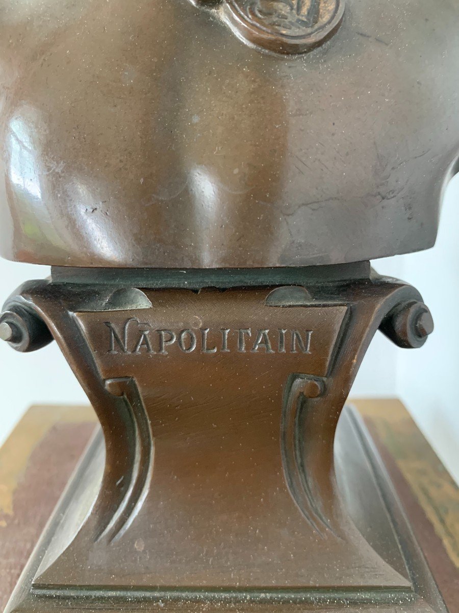 By Tombaï Alfonse The Little Neapolitan Bronze-photo-3