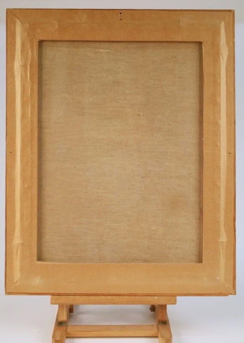 Louise De Linniers.1864  Chasse à Courre. Huile Sur Toile 60 X 46cm-photo-4