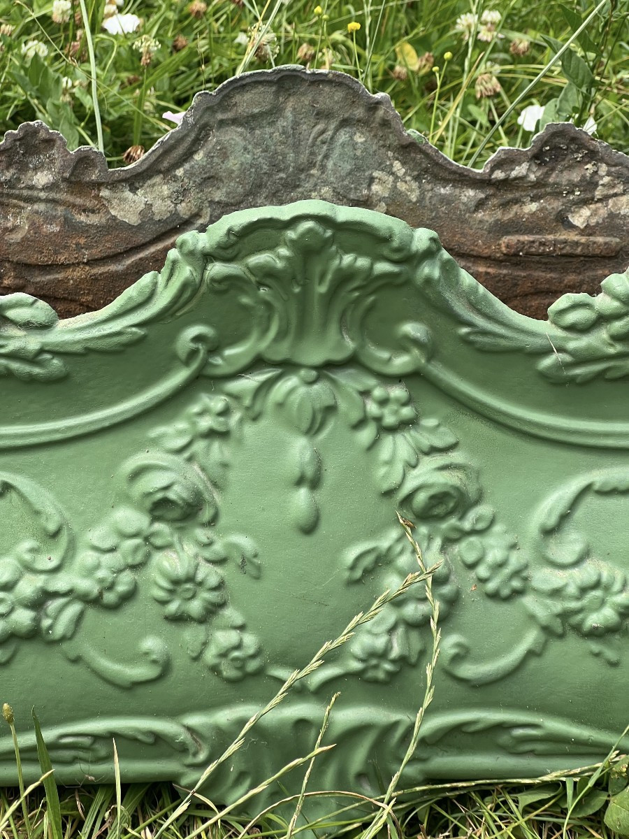 Belle Jardinière En Fonte De Style Louis XV, Fin Du XIXe Siècle. 70 Cm X 34cm-photo-2