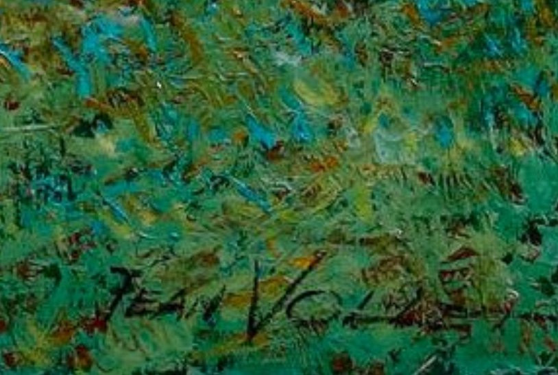 Jean VOLLET (1935-2015) Claouey Bassin d'Arcachon Huile sur toile 73 x 92cm-photo-4