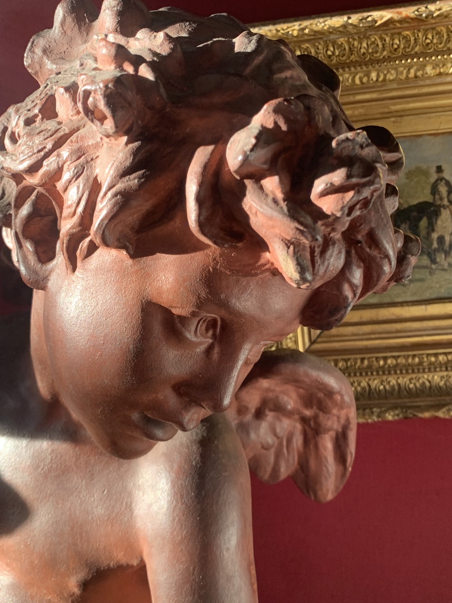 Jean Baptiste Carpeaux. *l’amour Blessé*. Large Studio Plaster Cast -photo-4