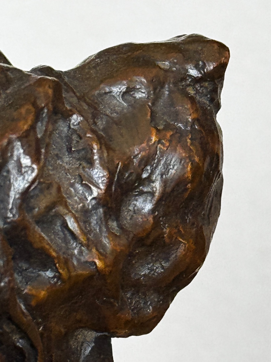Jean Paul Gourdon. Le St Hubert. Bronze 25cm de ht-photo-4
