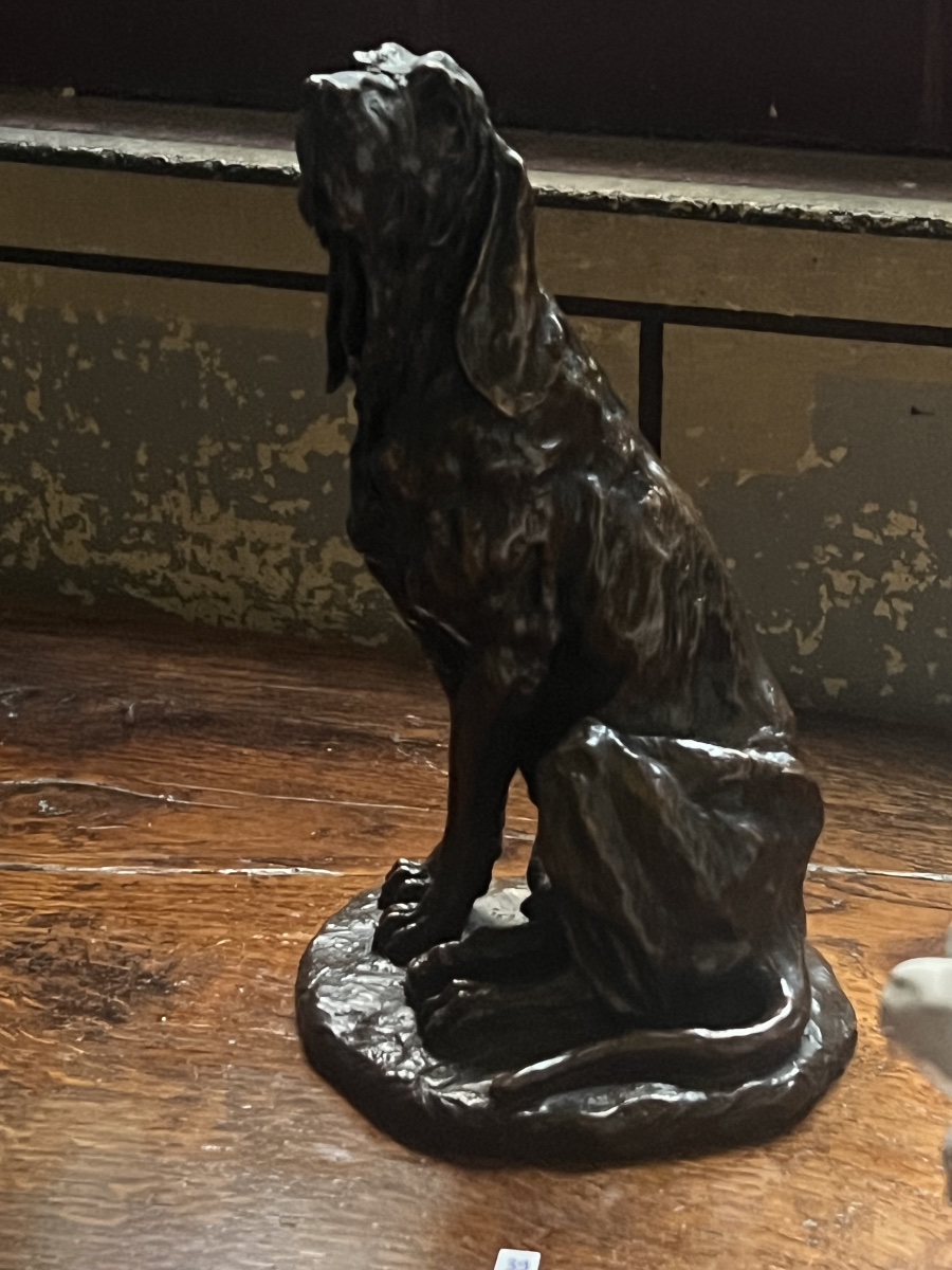 Jean Paul Gourdon. Le St Hubert. Bronze 25cm de ht-photo-1