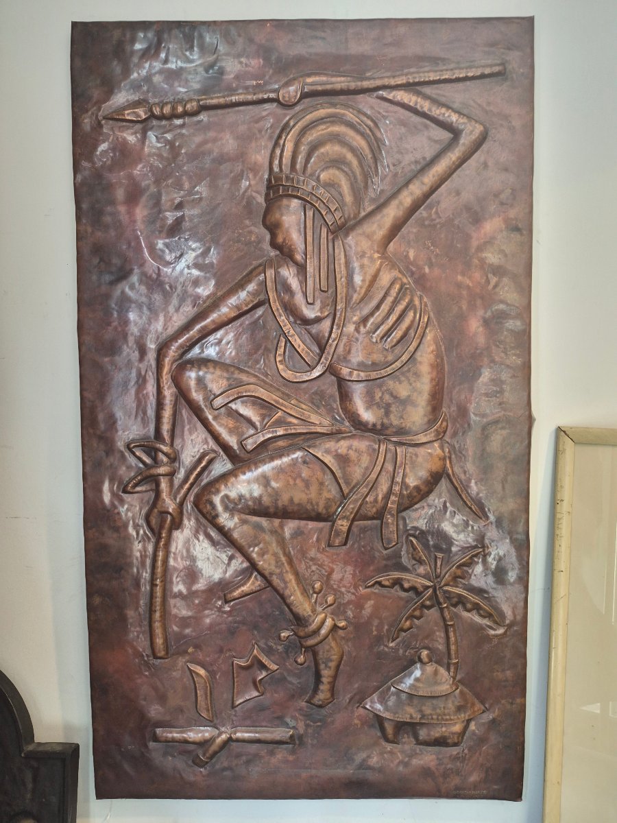 Plaque en cuivre "Kalumba"-photo-2