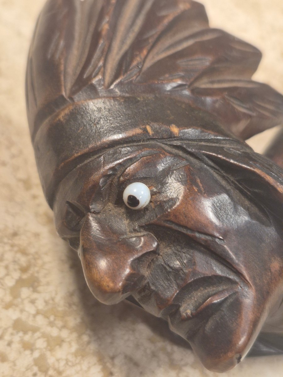 Carved Wooden Pipe -photo-2