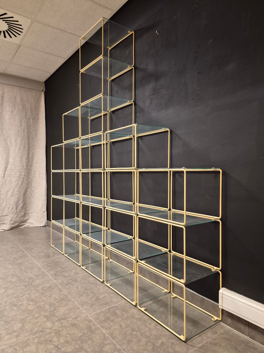 Modular Metal Shelving Unit -photo-6