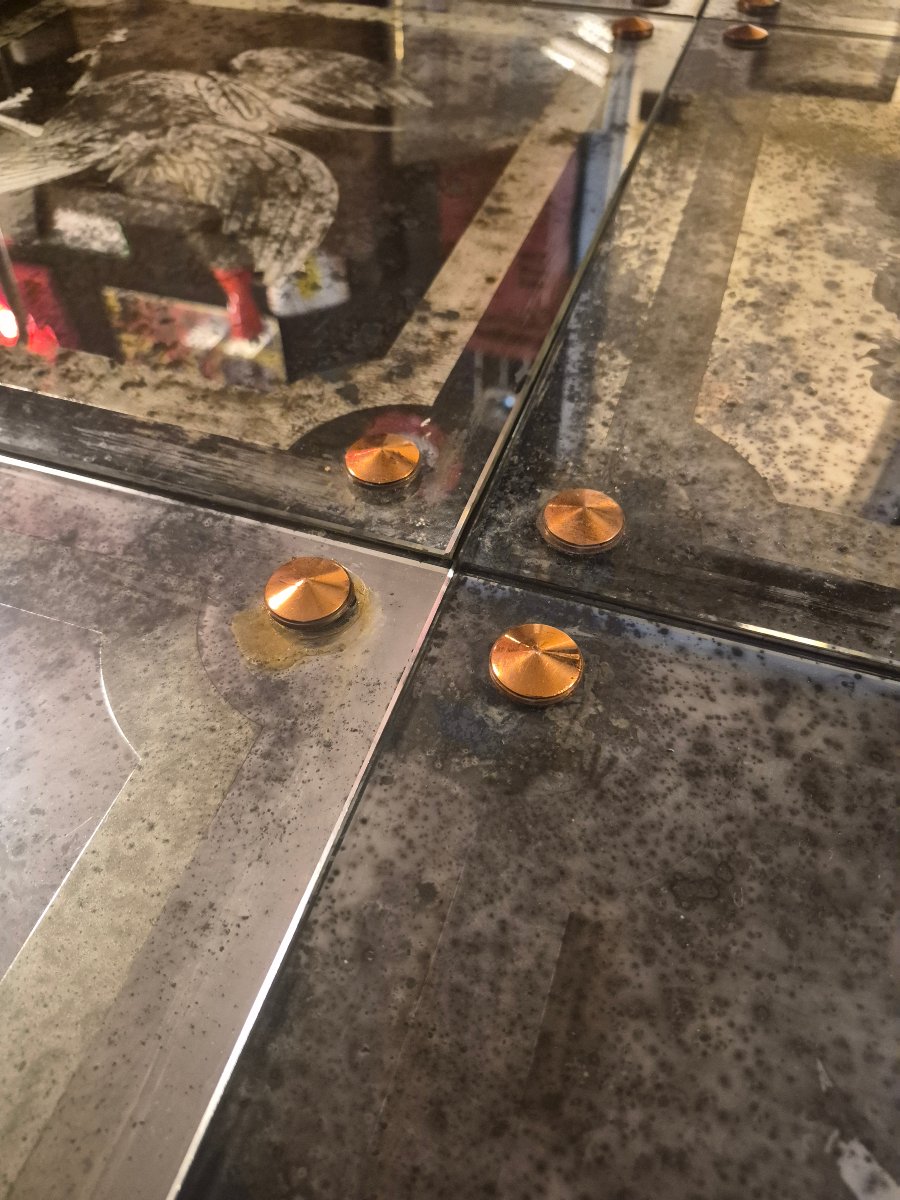 8 Sheets Of églomisé Mirror Glass -photo-8