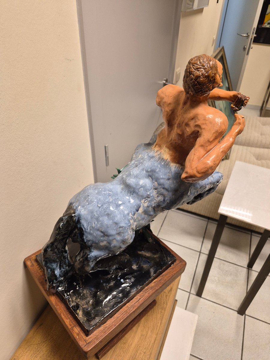 Maurice Vienne - Ceramic Centaur, 1970-photo-4