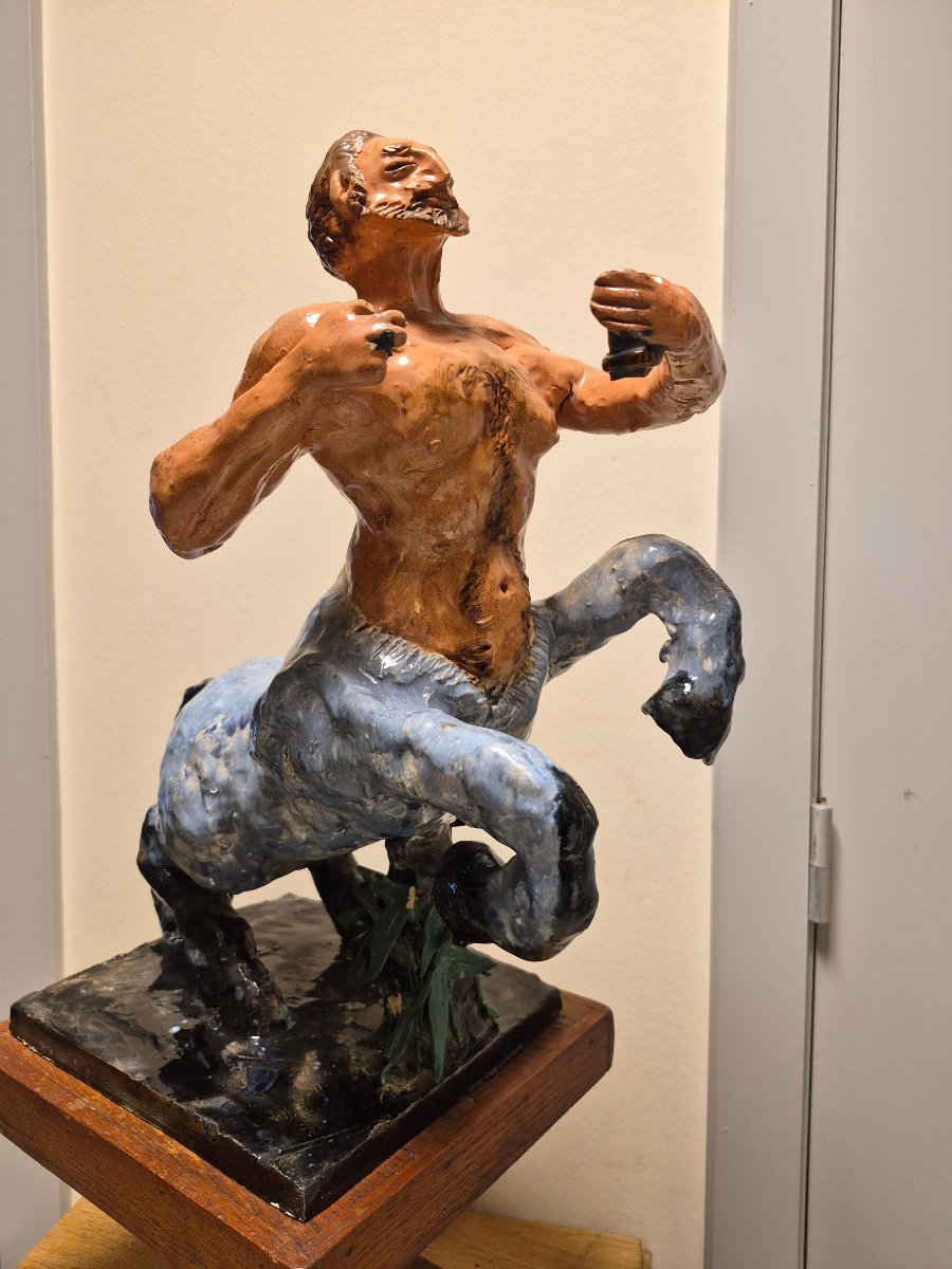 Maurice Vienne - Ceramic Centaur, 1970-photo-1