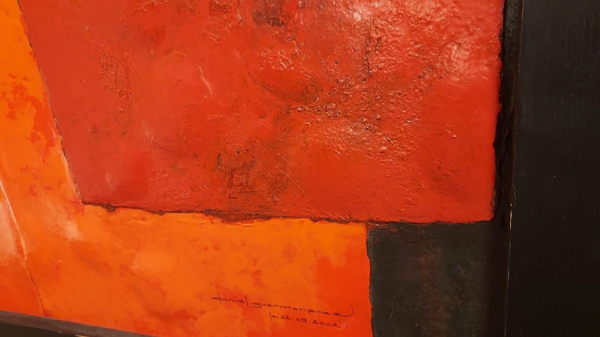 Daniel Guermonprez, Painting "coquelicot"-photo-3