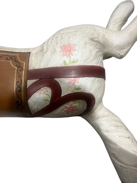 CHAT DE MANÉGE EN BOIS GUSTAVE BAYOL-photo-2