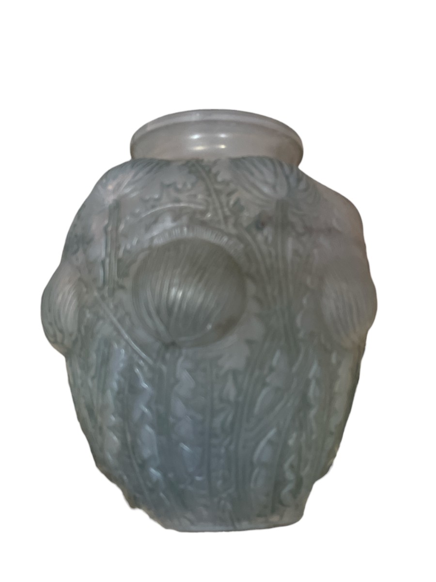 Vase Chardon DOMREMY  R.Lalique-photo-4