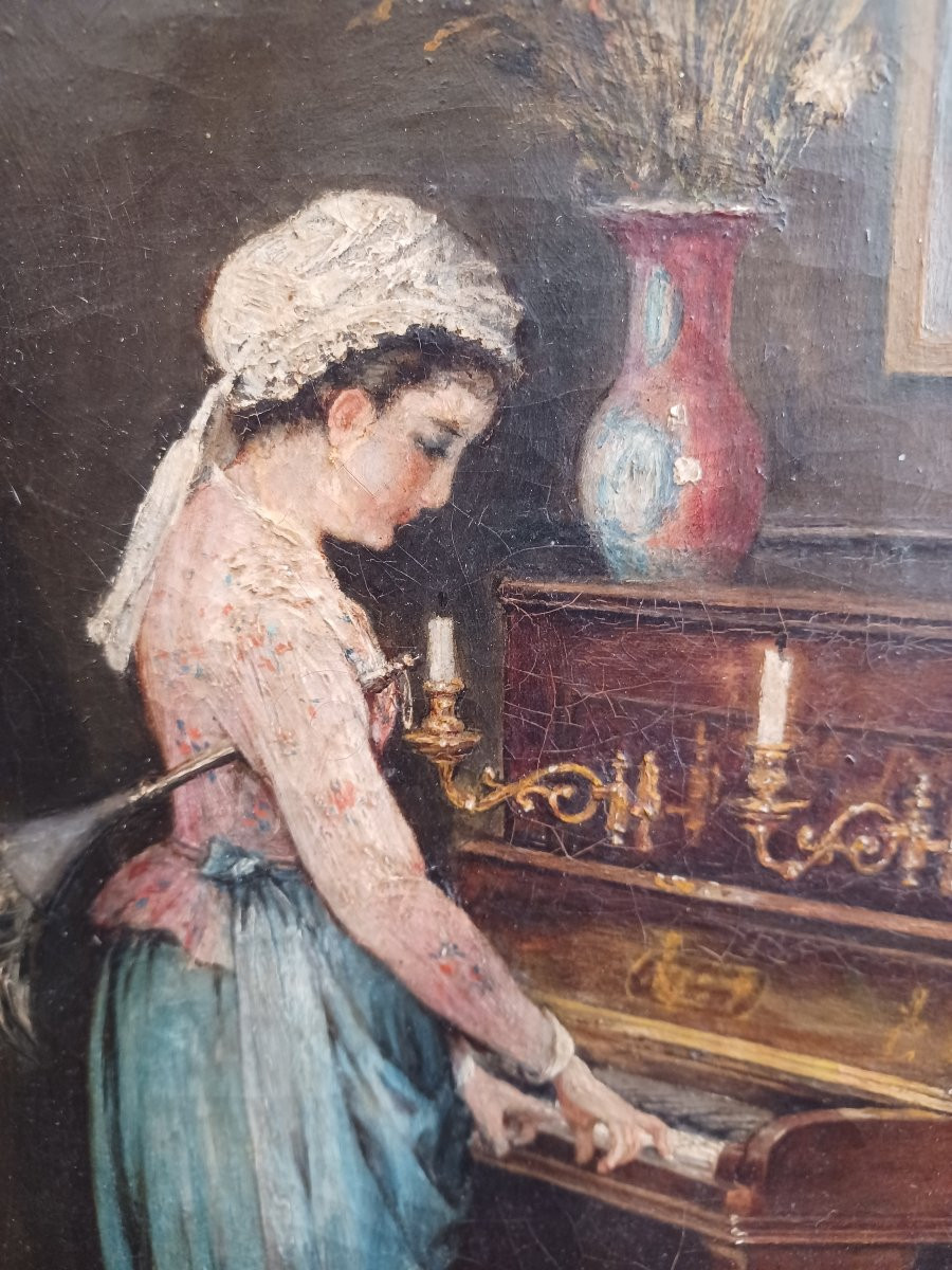 Painting Hendricus Jacobus Burgers (1834-1899)-photo-3