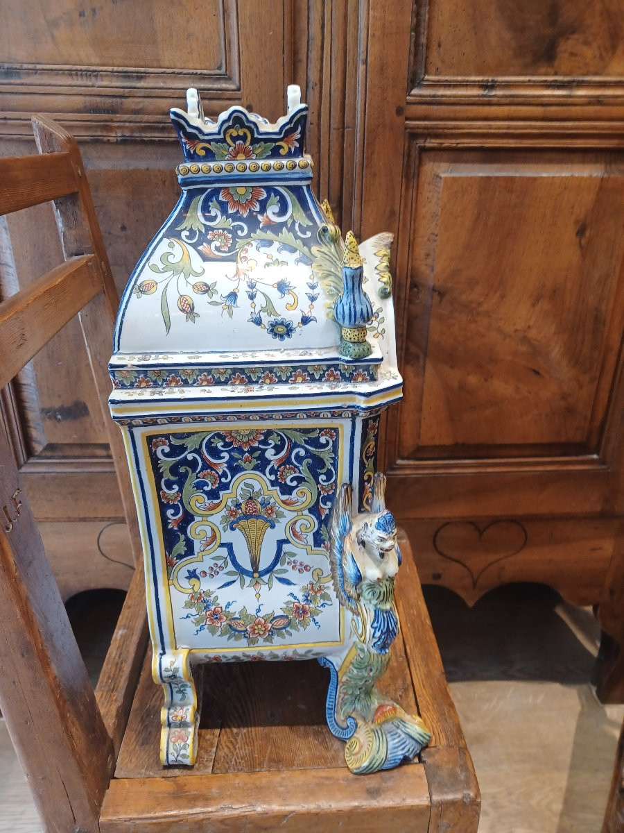 Gien Earthenware Clock-photo-2