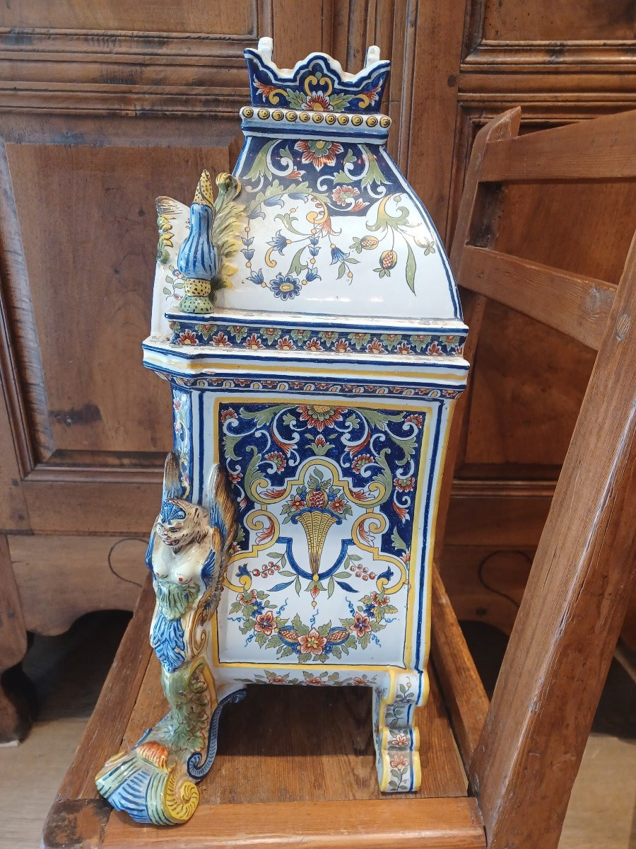 Gien Earthenware Clock-photo-3