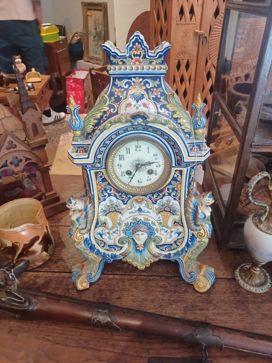 Gien Earthenware Clock-photo-7