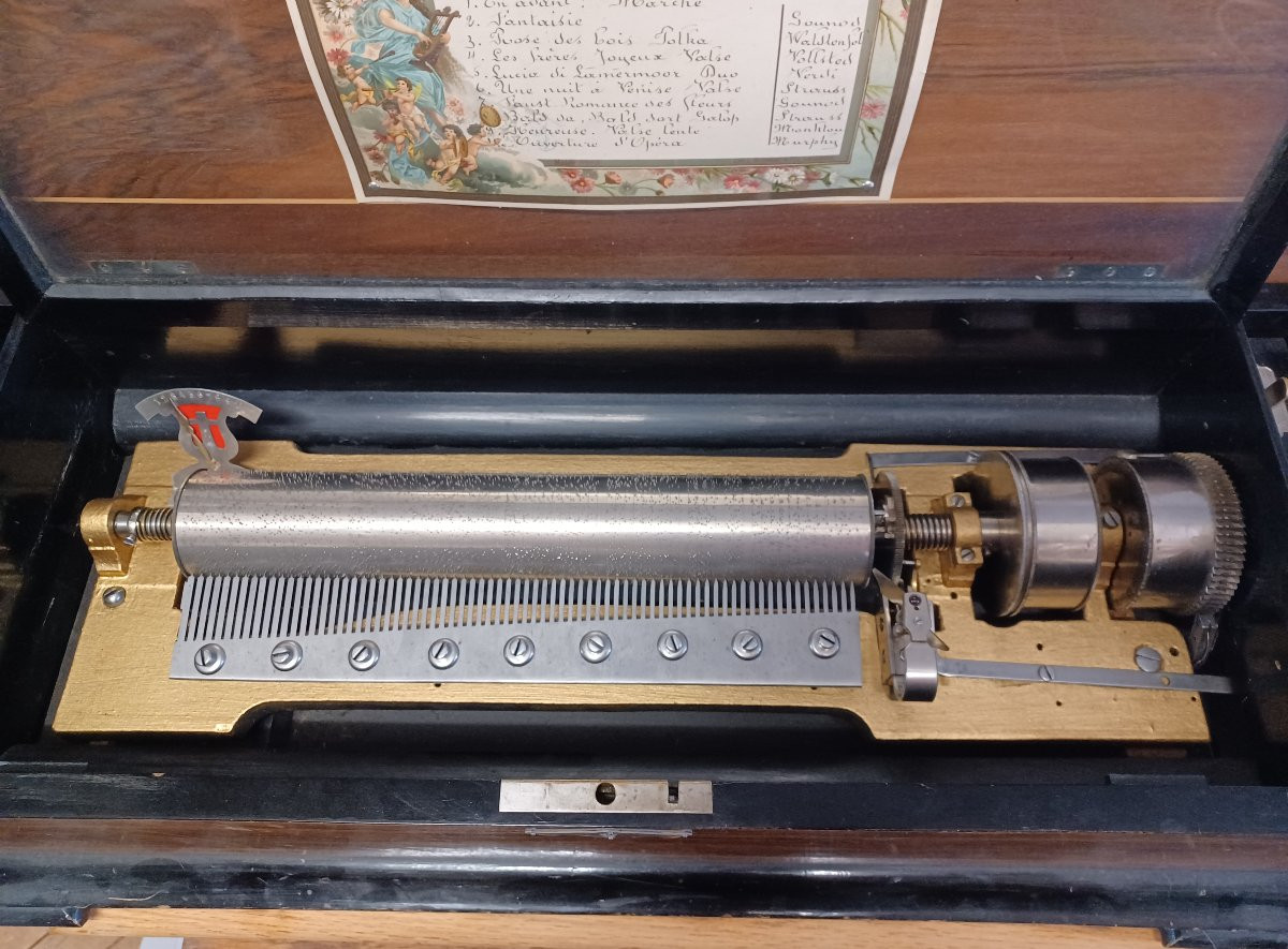 Large Music Box, Late 19th Century-photo-2