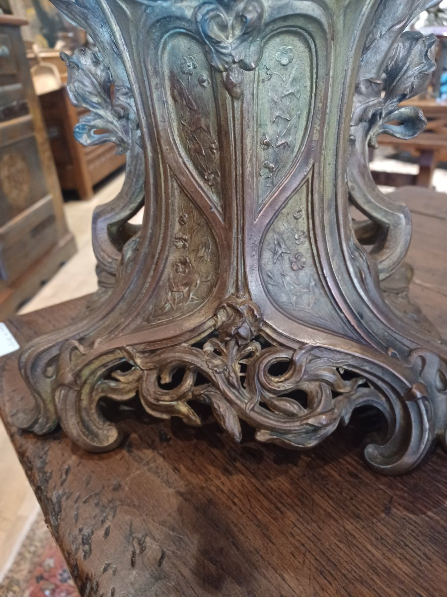 Pendule Art Nouveau ,Régule-photo-3