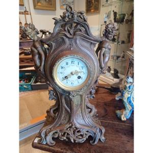 Pendule Art Nouveau ,Régule