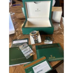 Watch Rolex Oyster Daytona Blue Racing Full Set Paper Box 116523