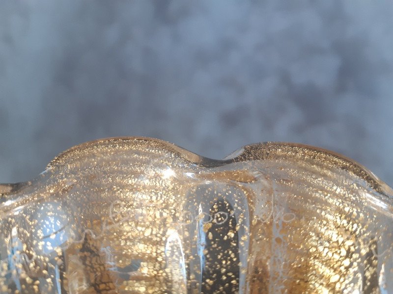 Barovier & Toso Large Murano Table Lamp Signed-photo-1