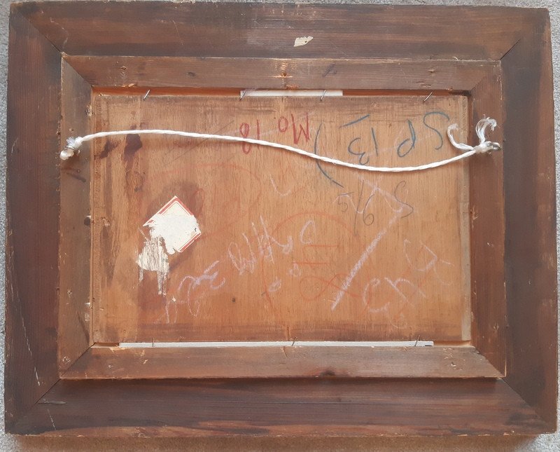 Edmond Ceria (1884 - 1955) Tableau Paris La Cité La Seine Peinture Huile Sur Panneau-photo-5