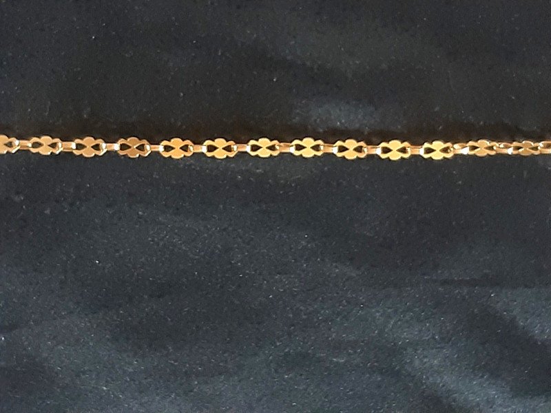 Very Beautiful Chain Necklace In 18 Carat Gold-photo-3