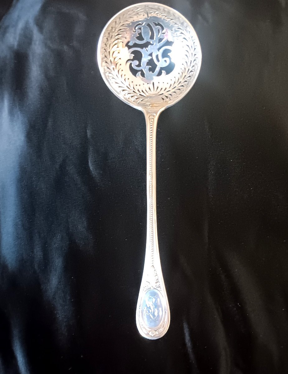 Splendid Minerva Silver Sprinkling Spoon-photo-4