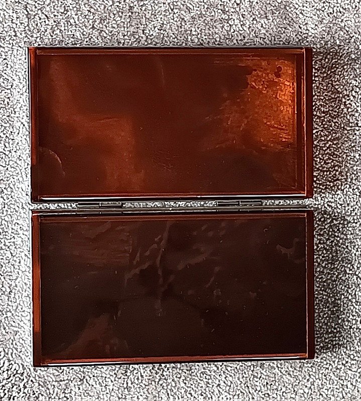 Rare Modernist Box Case In Plexiglass Plexiglass Plexi Altuglas And Chromed Metal-photo-1