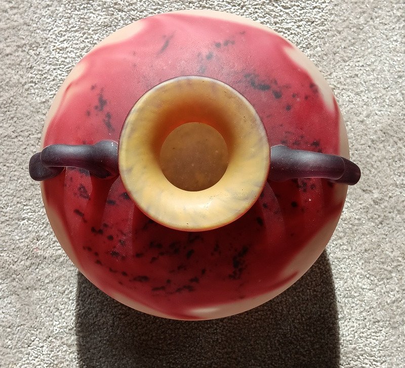 Charles Schneider Boule Vase Art Deco Period Circa 1925 -photo-3