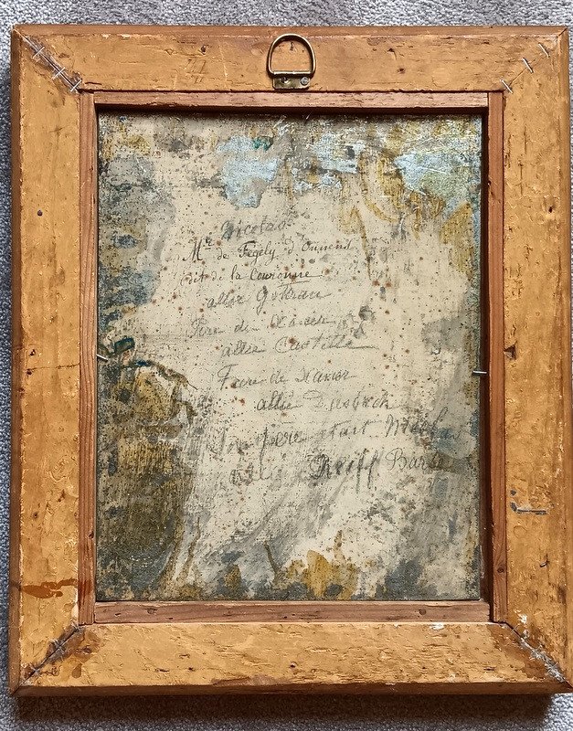 J B Bonjour Tableau Suisse Portrait De Monsieur Fégely d'Onnens Arborant l'Ordre De Saint Louis-photo-6